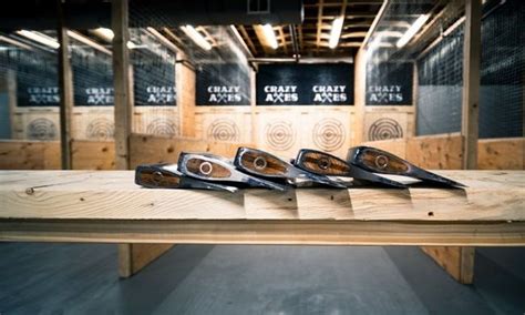 Crazy axes - Who is Crazy Axes. Crazy Axes is an incredible outdoor axe throwing experience that is super fun for everyone! Escape the ordinary and see how cool throwing an axe ca n be! Read More. Crazy Axes's Social Media